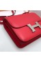 Constance Swift S5 Tomate rouge Argent Hardware Phw 24cm Plein fait à la Main