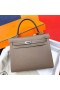 Kelly Togo Ck18 Etoupe Gris Argent Hardware Phw 25cm à Plein fait à la Main