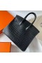 Birkin Matte Crocodile Porosus Ck89 Or Noir Matériel Ghw 25cm à Plein fait à la Main
