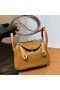 Mini Lindy Touch Swift & Mat Alligator Ck37 Or Brun Argent Matériel 19cm Pleine Main Phw