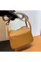Mini Lindy Touch Swift & Mat Alligator Ck37 Or Brun Argent Matériel 19cm Pleine Main Phw