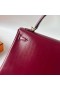 Kelly Boîte de Ck55 Bordeaux Rouge Or Matériel 25cm Pleine Main Ghw