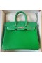 Birkin Touch Togo & Mat Alligator 1K Bambou vert Argent Mat&Atilde;&copy;riel 25cm Pleine Main Phw