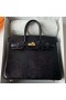 Sacs Brikin Lézard Ck89 Or Noir Matériel 25cm Pleine Main Ghw