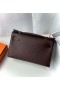 Mini Kelly Pochette d'Epsom 0G rouge violacé Matériel d'Or 22 cm Pleine Main Ghw