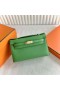 Mini Kelly Pochette d'Epsom A8 Vert Frais le Matériel d'Or 22 cm Pleine Main Ghw