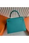 Kelly Epsom U1 Vérone vert Argent Matériel 25cm Pleine Main Phw