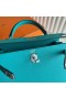 Kelly Epsom U1 Vérone vert Argent Matériel 25cm Pleine Main Phw
