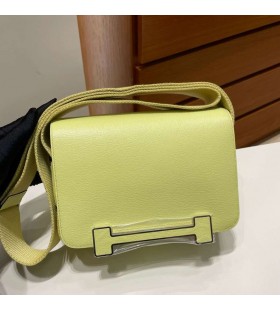 Nouveau Geta Chevre R9 Citron jaune en métal Argenté 20 cm à Plein fait à la Main
