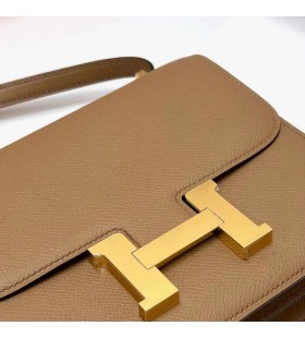 Constance Epsom 0M Profonde kaki Matériel d'Or Phw 18cm Plein fait à la Main