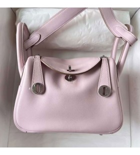 Mini Lindy Swift 09 Lumière Pourpre Rose Argent Matériel 19cm Phw Plein fait à la Main