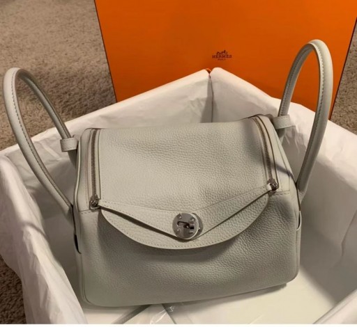 Lindy TC ck80 grey pearl Silver Hardware 26cm Volle Handgemachte