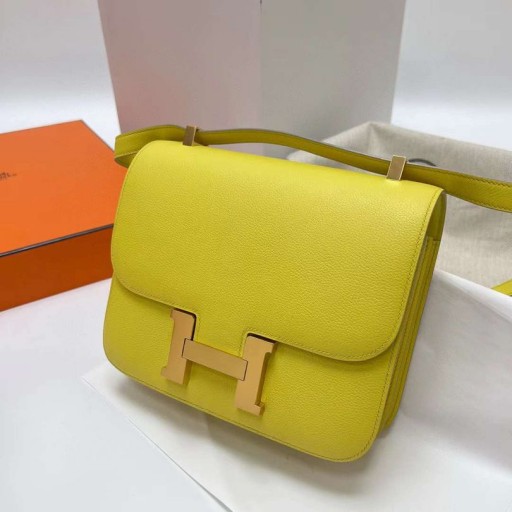 Konstanz Evercolor 9R Lemon yellow Gold Hardware Ghw 24 cm Volle Handgemachte