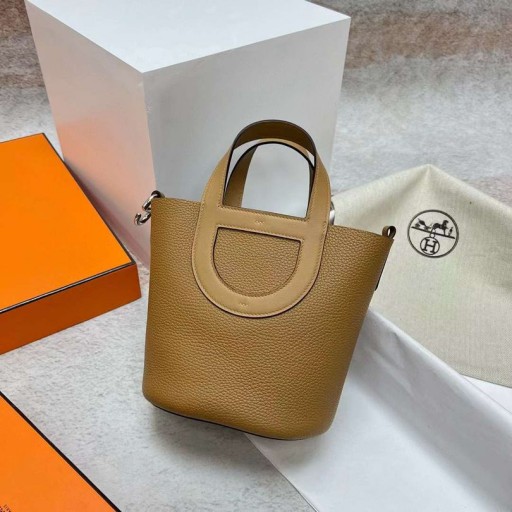 In Der Schleife Roulis Clemence picotin & Swift 4B Tief Khaki Silber Hardware Phw 18cm Volle Handgemachte