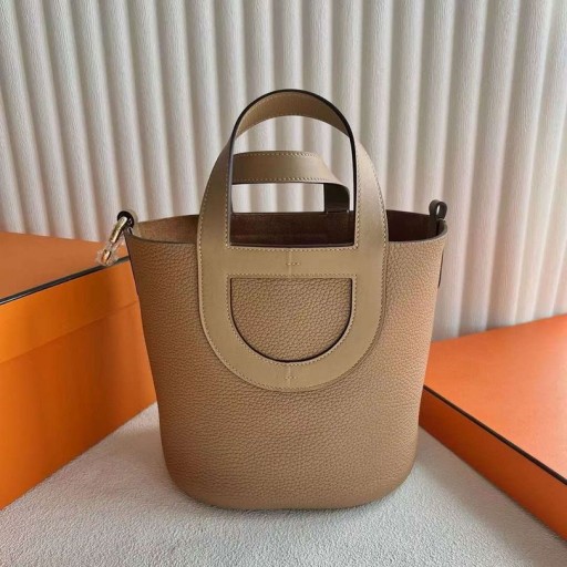 In Der Schleife Clemence & Swift-4B-Keks-Khaki-Gold-Hardware-18cm Voll Handgemachte Ghw