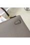 Kelly Epsom M8 gris ashpite Gold Hardware Ghw 25cm Volle Handgemachte
