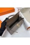 Kelly Epsom M8 gris ashpite Gold Hardware Ghw 25cm Volle Handgemachte
