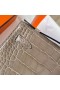 Mini Kelly Pochette Shiny Alligator-Ck81 Gris Tourterelle Gold Hardware Ghw 22cm Volle Handgemachte