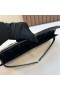 Taschen Kelly cut shiny alligator-Krokodil-1P dunkelblau-Silber-Hardware-31cm Voll Handgemachte Phw