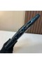 Taschen Kelly cut shiny alligator-Krokodil-1P dunkelblau-Silber-Hardware-31cm Voll Handgemachte Phw