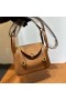 Mini-Lindy Clemence Ck37 Golden Brown Gold Hardware 19cm Voll Handgemachte Ghw