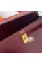 Kelly Box Ck55 Bordeaux-Rot mit Gold-Hardware 25 cm Volle Handgemachte Ghw