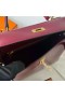 Kelly Box Ck55 Bordeaux-Rot mit Gold-Hardware 25 cm Volle Handgemachte Ghw