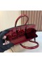 Birkin Shiny Alligator Ck55 Bordeaux-rot mit Gold-Hardware 25 cm Volle Handgemachte Ghw