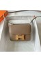 Konstanz Spiegel Epsom Ck18 Etoupe Grau Gold-Hardware-18cm Voll Handgemachte Ghw