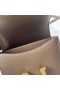 Konstanz Spiegel Epsom Ck18 Etoupe Grau Gold-Hardware-18cm Voll Handgemachte Ghw