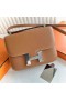 Constance Epsom Ck37 Golden Brown Silver Hardware 24cm Full Handmade Phw