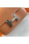 Constance Epsom Ck37 Golden Brown Silver Hardware 24cm Full Handmade Phw