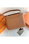 Constance Epsom Ck37 Golden Brown Silver Hardware 24cm Full Handmade Phw