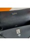 Mini Kelly Pochette Swift Ck89 Schwarz Silber Hardware-25cm Volle Handgemachte Phw