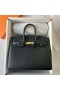 Birkin Sellier Epsom Ck89 Schwarz-Gold-Hardware-25cm Volle Handgemachte Ghw