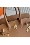 Birkin Sellier Epsom Ck37 Golden Brown Gold Hardware 25cm Volle Handgemachte Ghw