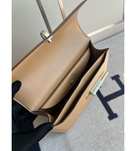 Verrou Epsom Tee Farbe Silber Hardware PHW 21cm Volle Handgemachte