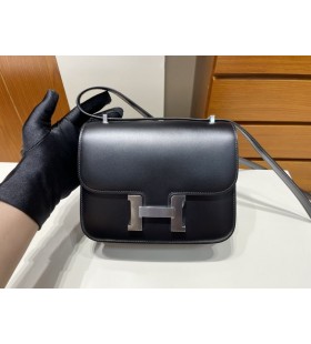 Konstanz Boxcalf ck89 Noir Silber Hardware-18cm Volle Handgemachte