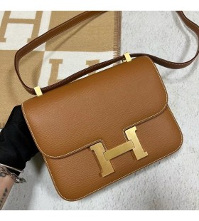 Konstanz 24-1 Epsom Ck37 Golden Brown Gold Hardware 24cm Volle Handgemachte
