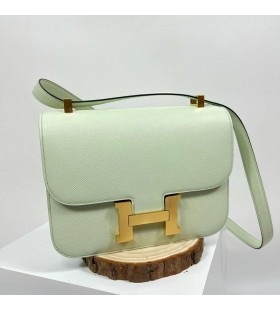 Konstanz 24-1 Epsom 0S Light Green Gold Hardware 24cm Volle Handgemachte