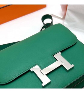 Konstanz Swift U4 Vert Vertigo Silber Hardware Phw 24cm Volle Handgemachte