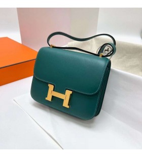 Konstanz Swift Z6 Malachit grün Gold-Hardware Ghw 18cm Volle Handgemachte