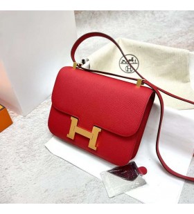 Konstanz 24-1 Epsom Q5 Helle Rot Gold Hardware Ghw 24 cm Volle Handgemachte