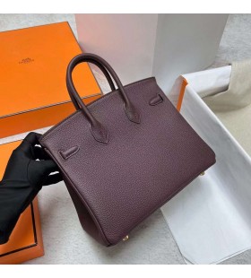 Birkin Togo Ck46 ebony Gold Hardware Ghw 25cm Volle Handgemachte