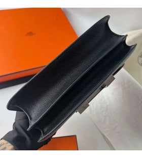 Constance Epsom Ck89 Schwarz Silber Hardware Phw 24cm Volle Handgemachte