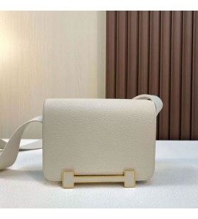 Taschen Geta Chever i2 Cremig WeiÃ-Gold-Hardware-20cm Voll Handgemachte Ghw