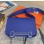 Geta Chevre 7T Hellen blau Silber Hardware 20cm Volle Handgemachte