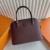 Bolide Epsom Ck55 Bordeaux rot Gold Hardware 27cm Voll Handgemachte Ghw