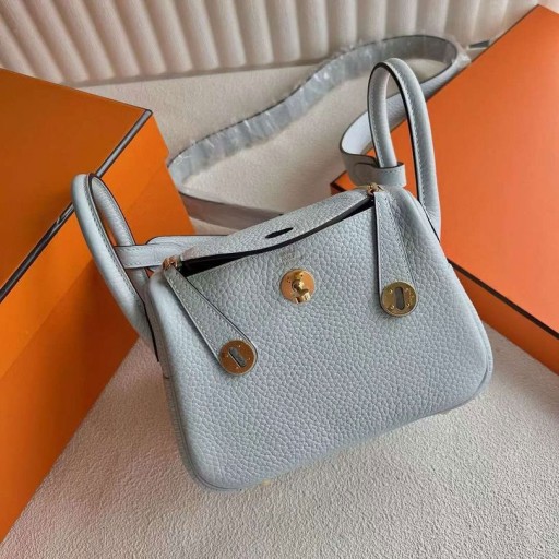 Μίνι Lindy Κλεμάνς T0 Φως Μπλε Χρυσό Υλικό 19cm Πλήρες Χειροποίητο Ghw