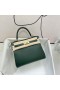 Kelly Swift 6O Cypress green Gold Hardware GHW 25cm ΠλήÏÎµÏ Î§ÎµÎ¹ÏοÏοίηÏο